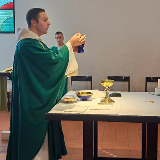 Messe du frère Augustinus Aerssens — nouvellement ordonné
