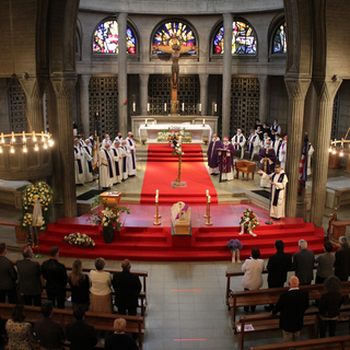 La messe d'ensevelissement du frère Hubert Niclasse