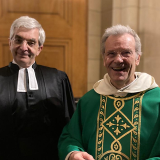 L'« échange de chaires » du frère Michel Fontaine et du pasteur Marc Pernot 