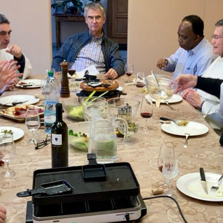 Réunion du Conseil provincial avec le Maître de l'Ordre et ses assistants